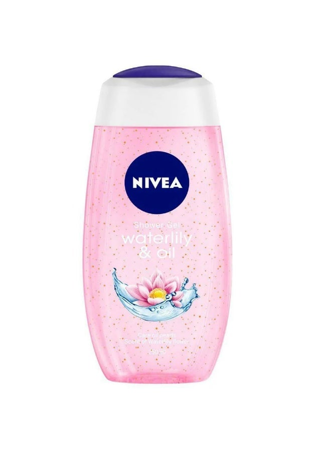 Nivea Waterlily & Oil Shower Gel (250ml) (Pack of 2) - Image 2